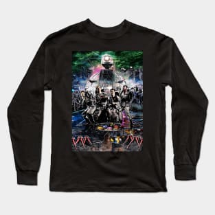 1990 Ninja Turtle Ghost Movie Long Sleeve T-Shirt